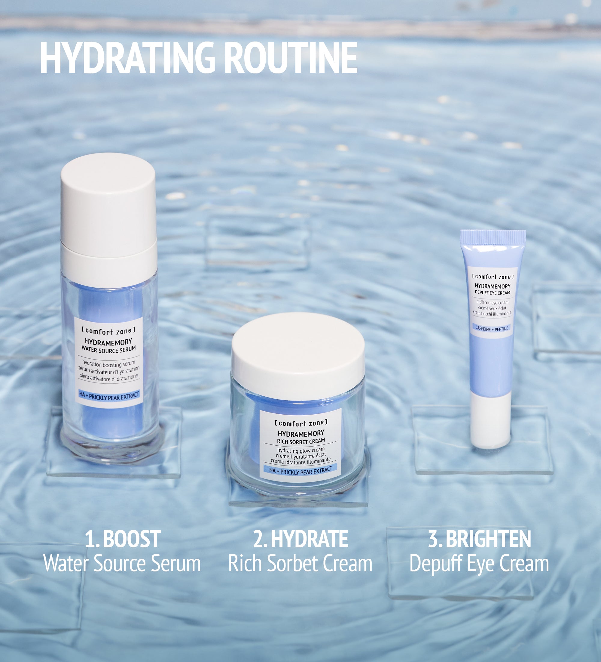 Comfort Zone: Kit Water Source Serum+Refill Set  HYDRATING BOOSTING SERUM SET  consistency-2
