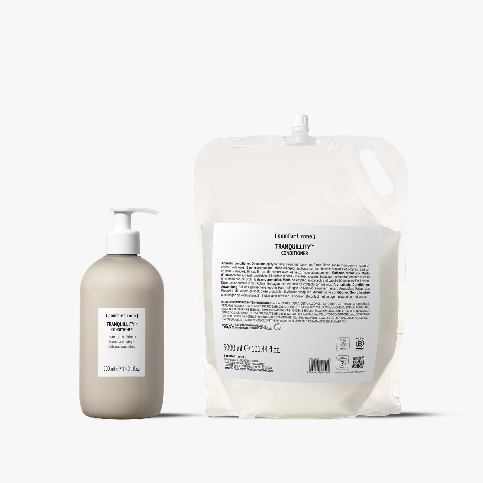 Comfort Zone: Kit Tranquillity™ Conditioner 3L  3L Aromatic Conditioner Refillable with 500ml Bottle -BDSCIT00006
