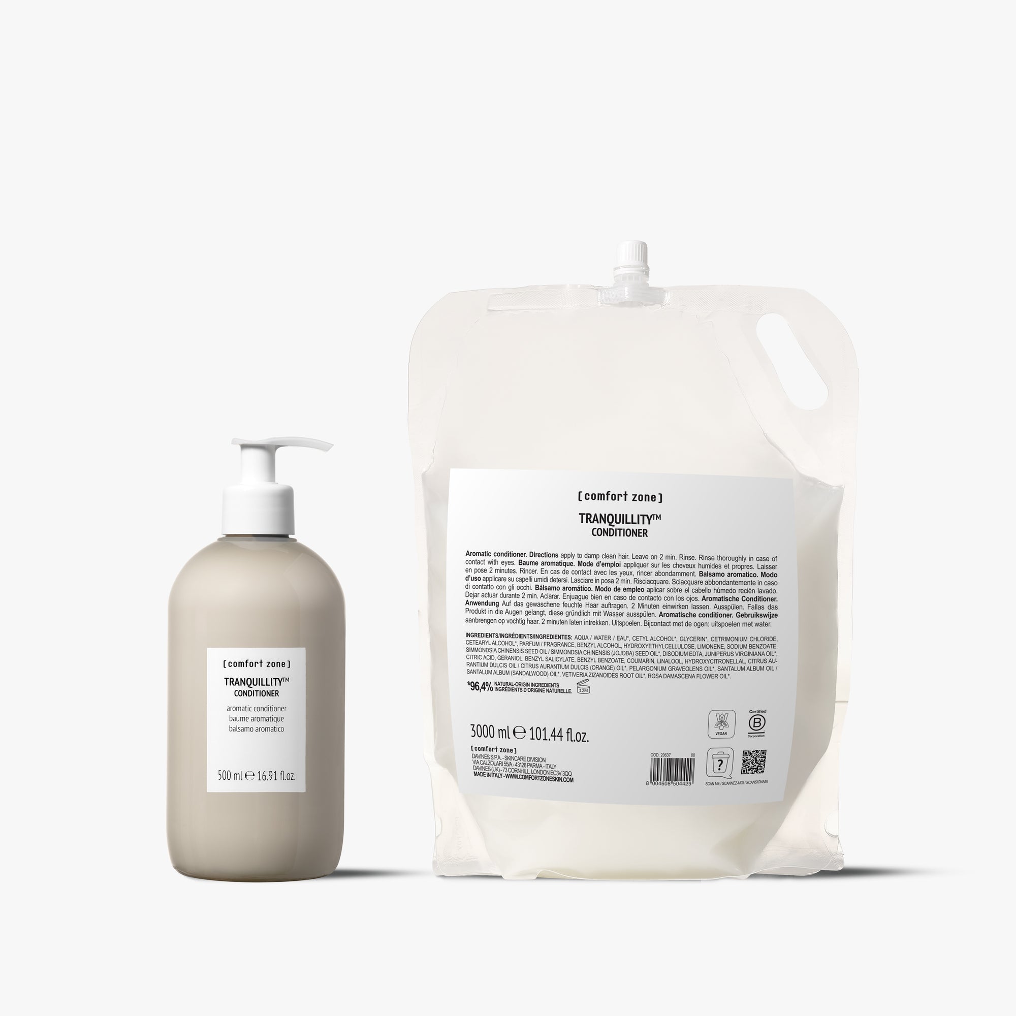Comfort Zone: Kit Tranquillity™ Conditioner 3L  3L Aromatic Conditioner Refillable with 500ml Bottle -BDSCIT00006
