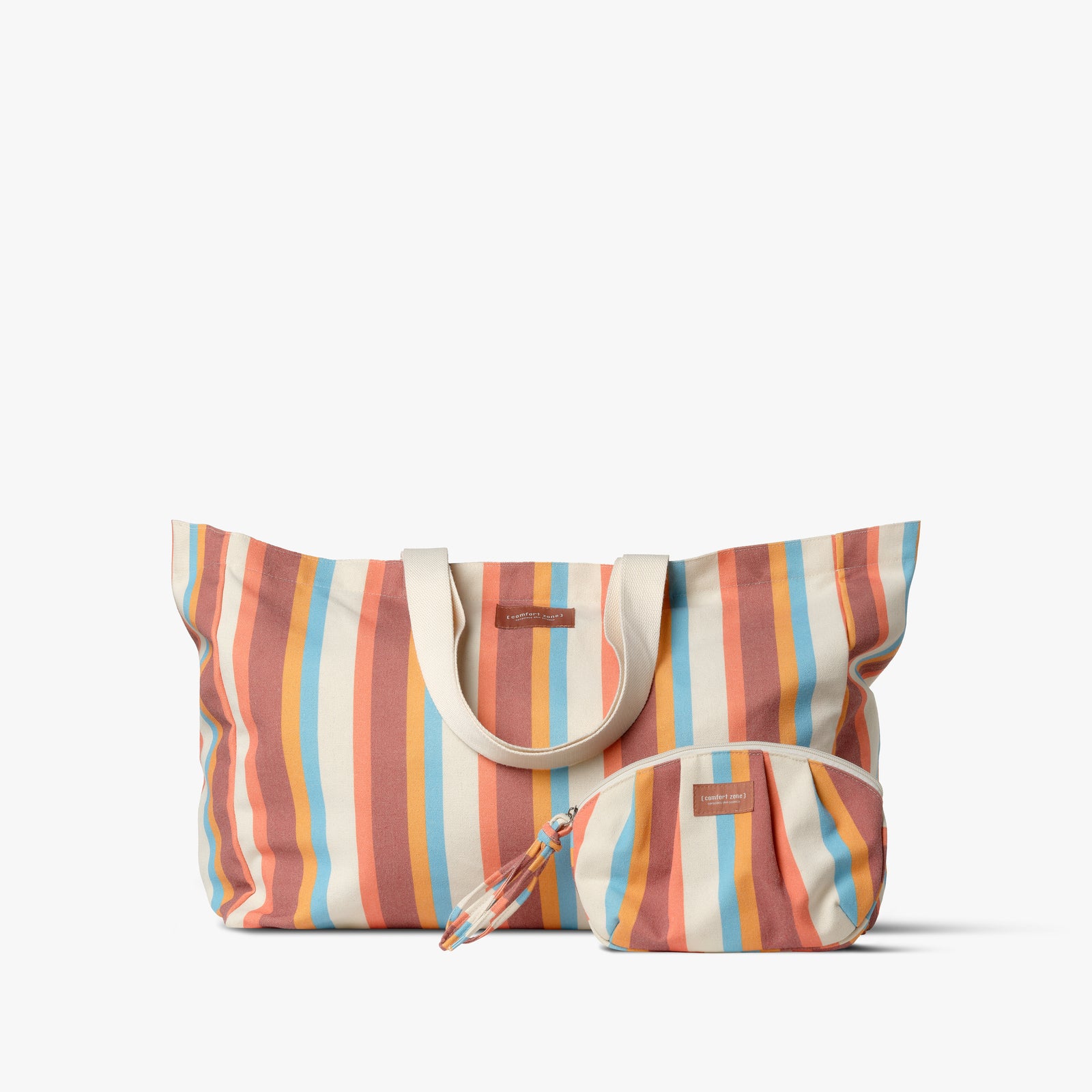 Comfort Zone:  Riviera Stripes Summer Bag &amp; Pouch  Stylish summer set -
