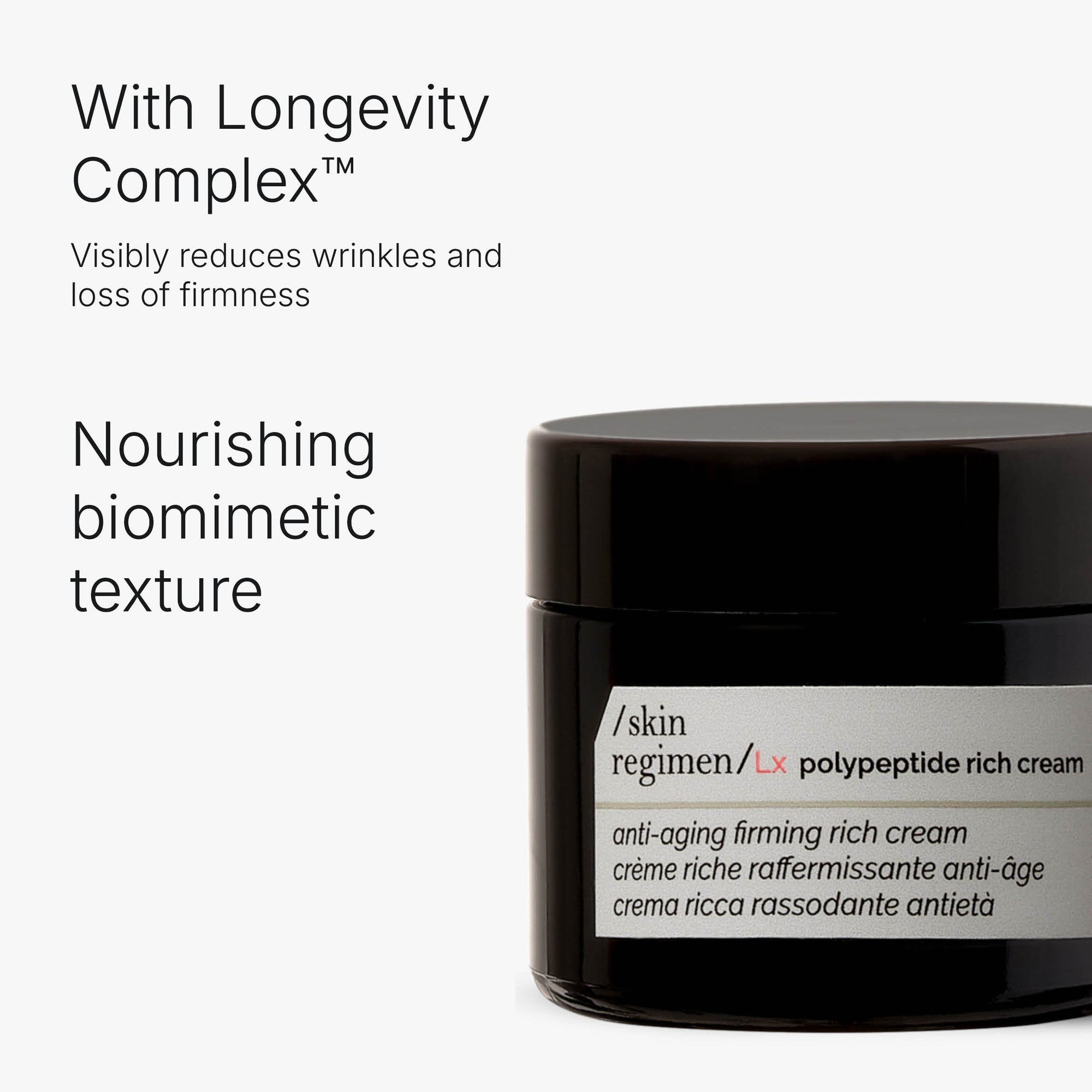 Comfort Zone: Skin Regimen Lx Polypeptide Rich Cream Anti-aging firming rich cream-100x.jpg?v=1777045320
